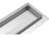 ODPŁYW LINIOWY WHITE GLASS SLIM SZKŁO 60 CM WET&DRY HARTOWANY FALA 75381