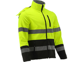 KURTKA ROBOCZA SOFTSHELL OSTRZEGAWCZA ODBLASKOWA KAPTUR ORIOLUS 300g/m² r. M YATO YT-79395