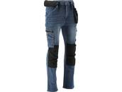 SPODNIE ROBOCZE MONTERSKIE STRETCH JEANS DARK BLUE r. S YATO YT-79050