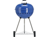 GRILL WĘGLOWY OKRĄGŁY 54CM NIEBIESKI CHROMOWANY RUSZT ROŻEN YATO YG-20302 