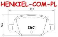 KLOCKI MIKODA 712701 FIAT 500 (312_) 500 C (312_) IDEA (350_) PANDA (169_) PANDA Van (169_) PUNTO (188_) PUNTO Van (188_) LANCIA MUSA (350_) YPSILON (843_) OŚ TYLNA
