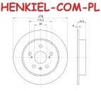 Tarcze hamulcowe pełne MIKODA 0390 + KLOCKI MIKODA 70829 - FIAT SEDICI (FY_) SUZUKI SX4 (EY, GY) SX4 Sedan (GY, RW) - OŚ TYLNA