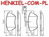 Tarcze hamulcowe wentylowane MIKODA 0342 + KLOCKI LPR 05P763 - ALFA ROMEO MITO FIAT BRAVO II FIORINO IDEA PANDA (169_) QUBO STILO LANCIA MUSA - OŚ PRZEDNIA