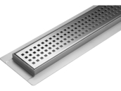 ODPŁYW LINIOWY KRATKA BRODZIK TOCANTINS STAL NISKI SYFON 60 CM FALA 75370