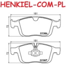 KLOCKI HAMULCOWE QUARO QP6572 VOLVO XC60 I SUV VAN (156) OŚ PRZEDNIA