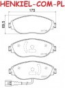 Klocki hamulcowe QUARO QP6623 - AUDI SEAT SKODA VW - OŚ PRZEDNIA