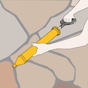 WYCISKACZ BUDOWLANY ZAPRAW TYNKÓW DYSZA 10mm PRECYZYJNA APLIKACJA 660mm VOREL 04451