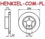 Tarcze hamulcowe wentylowane MIKODA 0432 GT malowane, nacinane, wiercone, kolor: czarny + BREMBO P06078 - BMW 1 (F20, F21) - OŚ PRZEDNIA