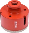 WIERTŁO DIAMENTOWE DO GRESU CERAMIKI GRANITU NA SUCHO NA SZLIFIERKĘ KĄTOWĄ 68mm YATO YT-60447