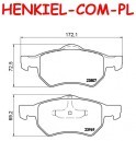 Tarcze hamulcowe wentylowane MIKODA 2520 + KLOCKI QUARO QP6600C ceramiczne - CHRYSLER VOYAGER IV (RG, RS) DODGE CARAVAN (RG_) - OŚ PRZEDNIA