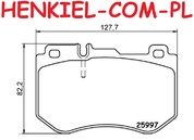 Klocki hamulcowe QUARO QP3220C CERAMICZNE - MERCEDES-BENZ KLASA C (W205)  KLASA C T-Model (S205) KLASA C Kabriolet (A205) C Coupe (C205) - OŚ PRZEDNIA