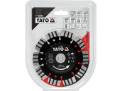 TARCZA DIAMENTOWA SEGMENTOWA DO CIĘCIA ŻELBETONU KAMIENIA GRANITU CEGŁY 125mm 22,2mm YATO YT-59900