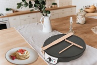 NALEŚNIKARKA PATELNIA ELEKTRYCZNA DO PIECZENIA NALEŚNIKÓW 30cm 1000W LUND 67470 