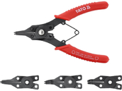 SZCZYPCE SEGERA Z WYMIENNYMI KOŃCÓWKAMI 160MM 4 KOŃCÓWKI YATO YT-2130