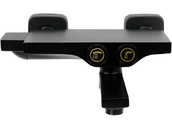 BATERIA WANNOWA TERMOSTATYCZNA NOIR 2 Z ZESTAWEM PRYSZNICOWYM FALA 75888