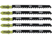 BRZESZCZOT DO WYRZYNARKI TYP T, 6 TPI, DO DREWNA / 5 SZT. 100 MM YATO YT-3405
