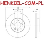 Tarcza hamulcowa wentylowana MIKODA 4222 - AUDI A1 Sportback (GBA) A1 CITY CARVER (GBH) SKODA KAMIQ (NW4) SCALA SEAT ARONA (KJ7) IBIZA V (KJ1)  VW POLO (AW1, BZ1) - OŚ PRZEDNIA