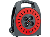 PRZEDŁUŻACZ BĘBNOWY ZWIJANY 25M Z 4 GNIAZDAMI, 3X1MM2 VOREL 72572 