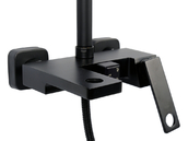 KOLUMNA PRYSZNICOWA DESZCZOWNICA Z BATERIĄ  CZARNA NOIR 1 FALA 75883