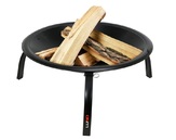 PALENISKO OGRODOWE STALOWE ZE SKŁADANYMI NÓŻKAMI OGNISKO GRILL 56x39cm LUND 99912