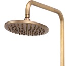 KOLUMNA PRYSZNICOWA DESZCZOWNICA Z BATERIĄ RETRO BRONZE 2 MOSIĄDZ FALA 75838