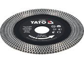 TARCZA DIAMENTOWA DO CIĘCIA GRESU CERAMIKI GLAZURY PORCELANY 125mm 22,2mm YATO YT-59973