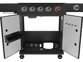 GRILL GAZOWY YAO 5+1 19KW STAL NIERDZEWNA 4 PALNIKI YATO YG-20031 