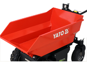 ELEKTRYCZNE WOZIDŁO WYWROTKA TACZKA 500kg 48V 32AH 1000W YATO YT-86106