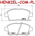 Tarcze hamulcowe wentylowane MIKODA 2231 + KLOCKI QUARO QP7748 - TOYOTA COROLLA (_E12_) - OŚ PRZEDNIA