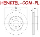 Tarcza hamulcowa wentylowana MIKODA 1151 - HYUNDAI ATOS (MX) - OŚ PRZEDNIA