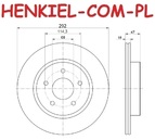 Tarcze hamulcowe wentylowane MIKODA 1545 + KLOCKI BREMBO P56098 - NISSAN X-TRAIL (T32_)  RENAULT KOLEOS II (HC_) - OŚ TYLNA