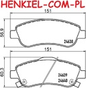 Tarcze hamulcowe wentylowane MIKODA 0836 + KLOCKI QUARO QP1687C ceramiczne - HONDA CR-V III CR-V IV - OŚ PRZEDNIA