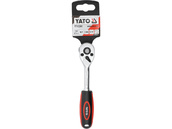 GRZECHOTKA PROSTA Z PŁASKĄ RĘKOJEŚCIĄ 1/4'' 90T 160mm YATO YT-03241