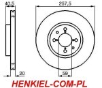 TARCZA POWERT DISKC ATE 24.0320-0142.1 - ALFA ROMEO  FIAT LANCIA