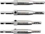 WIERTŁA DO DREWNA 2-4,5mm 4 SZT. Z SAMOCENTRUJĄCYMI KOŃCÓWKAMI ZESTAW STHOR 22750