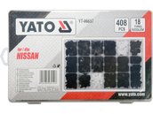 ZESTAW SPINEK SAMOCHODOWYCH NISSAN 408 SZTUK YATO YT-06657 