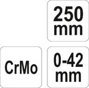 SZCZYPCE SPAWALNICZE ZACISKOWE MORSA PŁASKIE Z BLOKADĄ 250mm YATO YT-2476