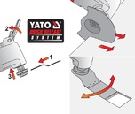 ZESTAW BRZESZCZOTÓW BRZESZCZOT DO NARZĘDZIA WIELOFUNKCYJNEGO MULTITOOLA YATO YT-34685