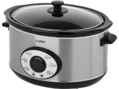 WOLNOWAR GARNEK CERAMICZNY SLOW COOKER Z PROGRAMATOREM LCD 4,5L 280W INOX LUND 67660