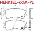 Klocki hamulcowe QUARO QP0655C ceramiczne - MAZDA 6 Sedan (GG) 6 Hatchback (GG) 6 Station Wagon (GY) - OŚ PRZEDNIA