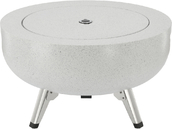 PALENISKO OGRODOWE STALOWE RUSZT GRILL STOLIK OGRODOWY - IMITACJA NATURALNEGO KAMIENIA 3w1 LUND 99718
