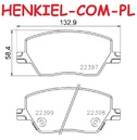 Tarcze hamulcowe wentylowane MIKODA 4306 GT malowane, nacinane, wiercone, kolor: czarny + KLOCKI MIKODA 70391 - FIAT TIPO Sedan (356_) TIPO Hatchback (356_) TIPO Kombi (356_) - OŚ PRZEDNIA
