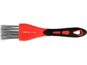 PĘDZEL ŚCIERNY STALOWY DWURZĘDOWY DO USUWANIA RDZY 200MM YATO YT-63520