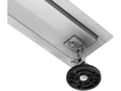 ODPŁYW LINIOWY WHITE GLASS SLIM SZKŁO 70 CM WET&DRY HARTOWANY FALA 75382