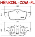 Klocki hamulcowe SAMKO 5SP1761 - RENAULT LATITUDE (L70_) TALISMAN (L2M_, KP_) - OŚ TYLNA