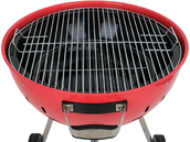 GRILL WĘGLOWY OKRĄGŁY 54CM CZERWONY CHROMOWANY RUSZT ROŻEN YATO YG-20304 