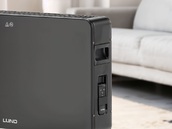 GRZEJNIK ELEKTRYCZNY KONWEKTOROWY PIECYK FARELKA LCD 2300W 230V CZARNY LUND 68652