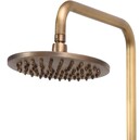 KOLUMNA PRYSZNICOWA DESZCZOWNICA Z BATERIĄ RETRO BRONZE 1 MOSIĄDZ FALA 75829