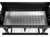 GRILL WĘGLOWY Z POKRYWĄ CHROMOWANY RUSZT 71X35 ROŻEN LUND 99900 