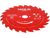 TARCZA TCT PTFE DO DREWNA I PŁYT 165*20*24T YATO YT-608732